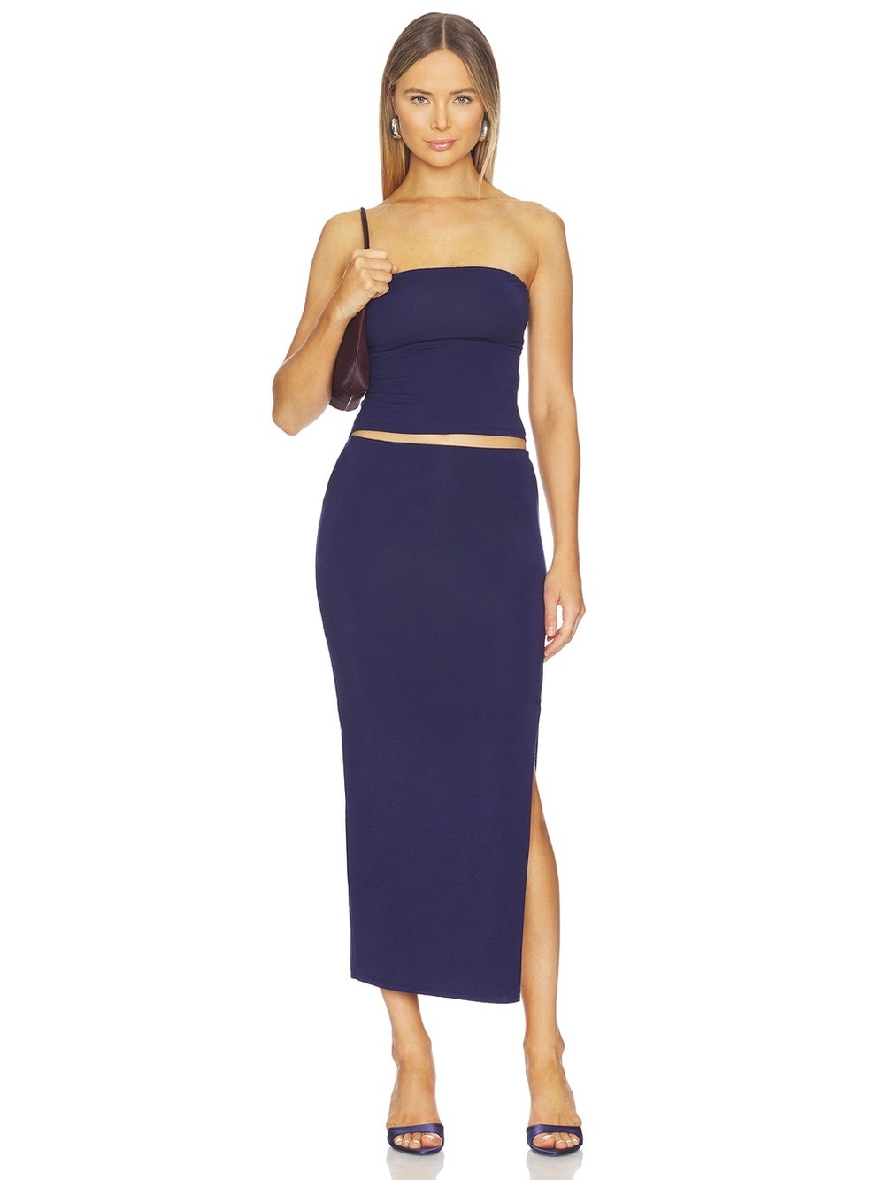 All The Ways Natalie Skirt Set in Navy